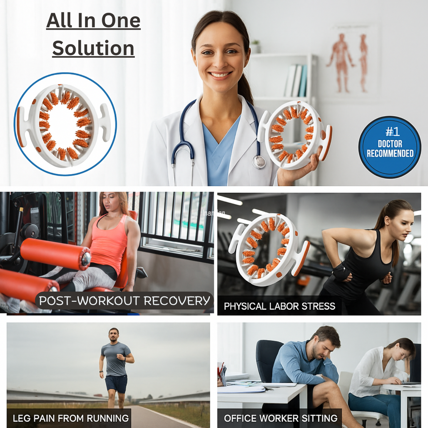 Deep Tissue Massage Roller™